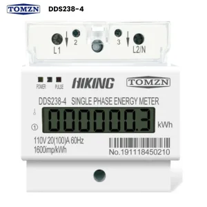 DDS238-4 HIKING | Single phase three wire Din rail KWH Watt