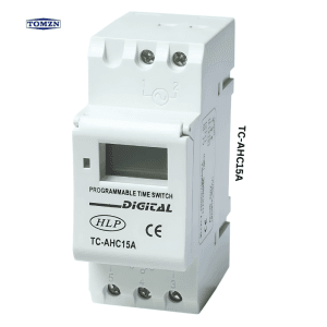 TOMZN AHC15A Din Rail Weekly 7 Days Programmable Digital TIME SWITCH Relay Timer Control AC 220V 230V 12V 24V 48V 16A