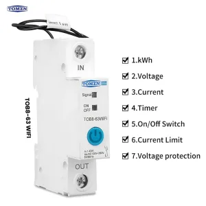 TOB8-63WIFI Smart Switch WIFI Circuit Breaker in Pakistan