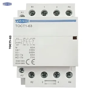 TOCT1-63 4P 63A Din rail Household AC Modular Contactor in Pakistan