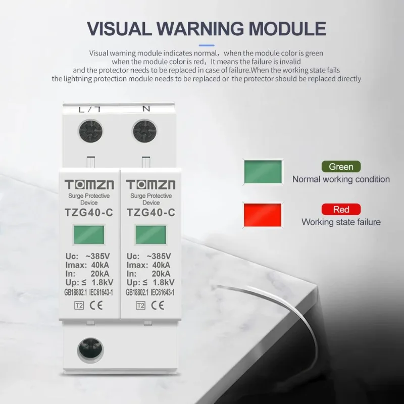 TOMZN-TZG40-C-House-Surge-Protective-Device-in-Pakistan
