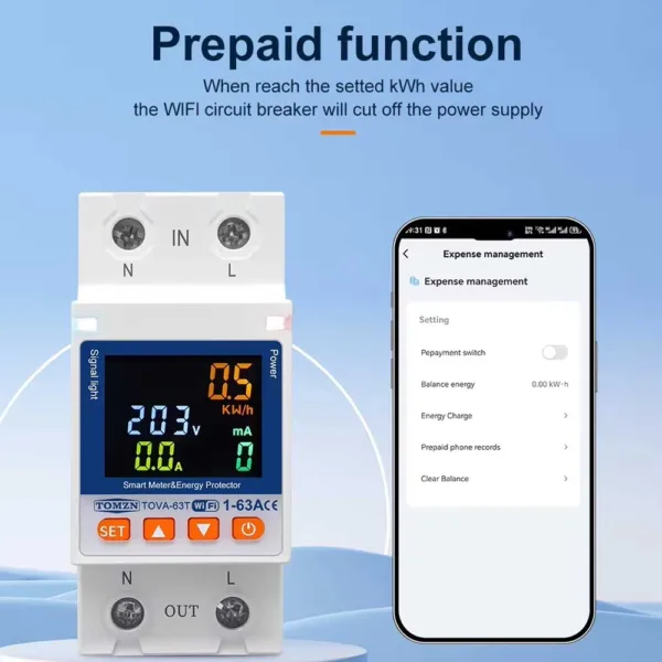 prepaid smart single phase meter