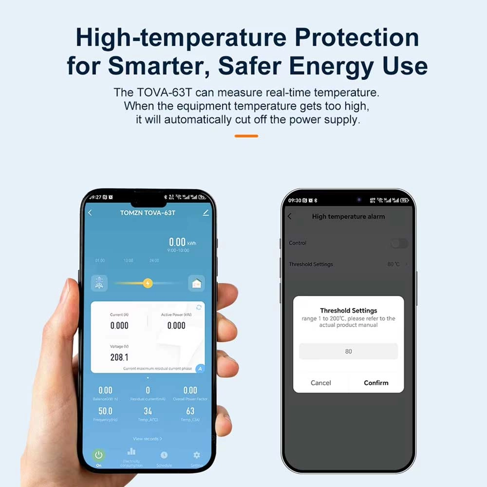 temperature function smart breaker in Pakistan